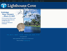 Tablet Screenshot of lighthousecove.cc